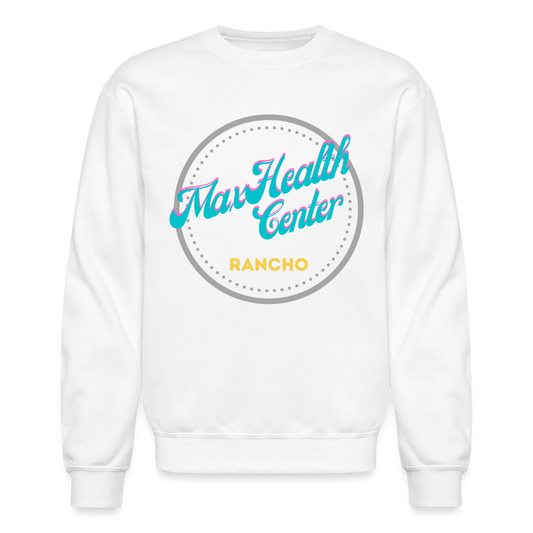 Max Health Rancho Crewneck Sweatshirt (White) - white