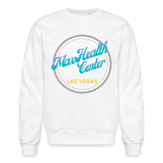 Max Health Las Vegas Crewneck Sweatshirt (White) - white